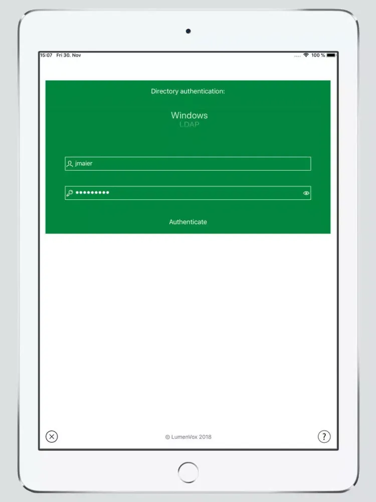 Zrzuty ekranu LV Reset iPad 