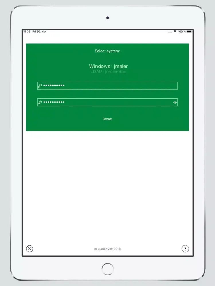 Zrzuty ekranu LV Reset iPad 