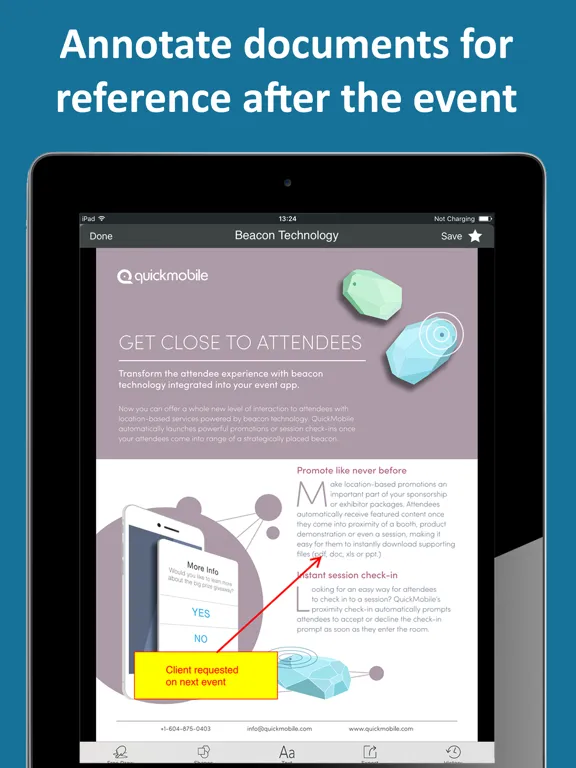 Event App by Lumi iPad  スクリーンショット