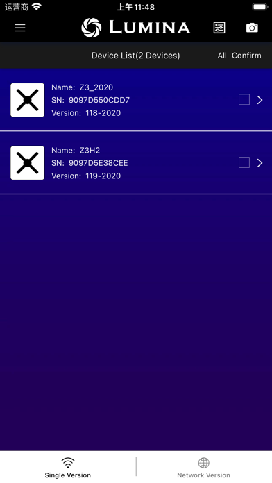 Screenshot di LUMINA Holographic Fan