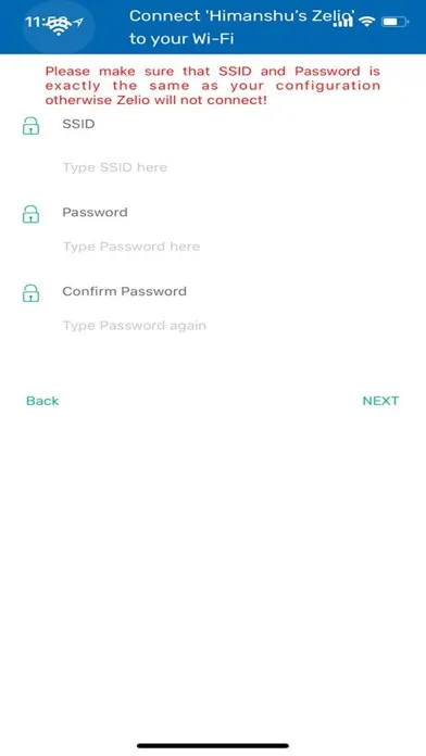 Zelio Wi-Fi Screenshots
