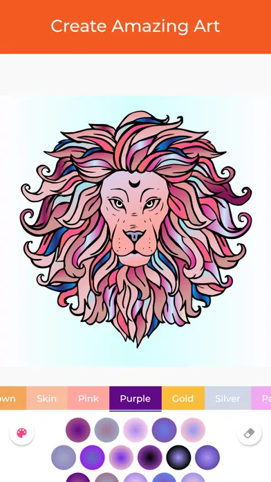 Capturas de tela do Coloring Book Pro Adult Relax