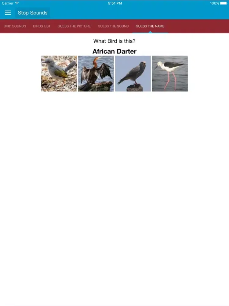 Zrzuty ekranu African Birds and Sounds iPad 
