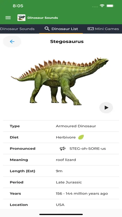 صور Dinosaur Sounds and Info