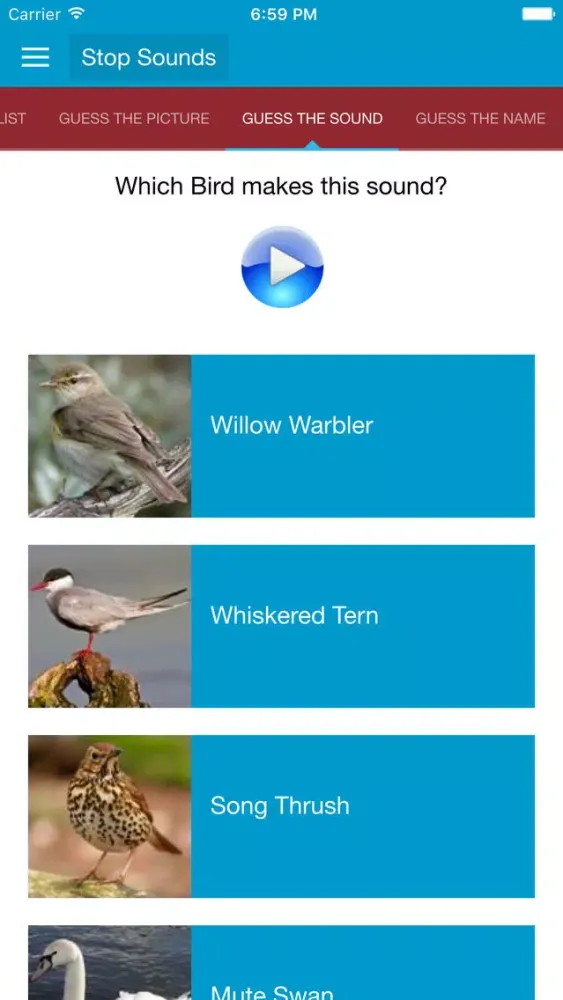 Spanish Birds and Sounds应用截图