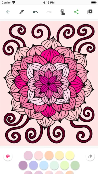 Mandalas Coloring Book Relax應用截圖