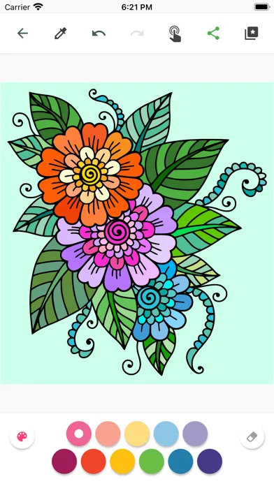 Mandalas Coloring Book Relax應用截圖
