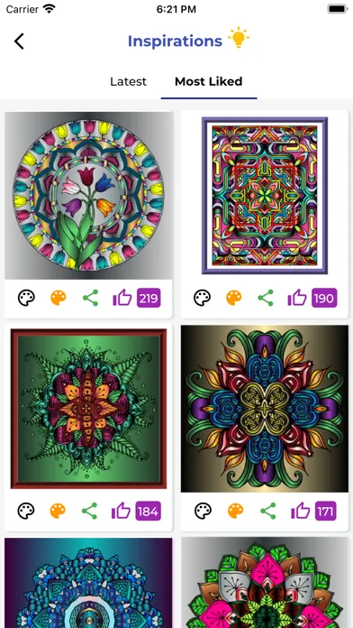 Mandalas Coloring Book Relax應用截圖