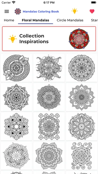 Mandalas Coloring Book Relax應用截圖