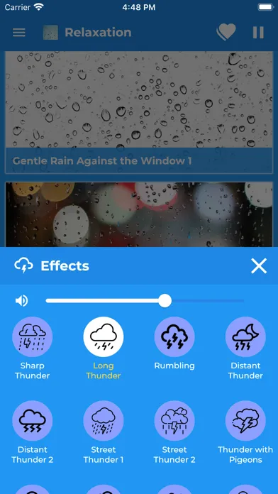 Relaxing Rain Sounds Pro Sleep Screenshots