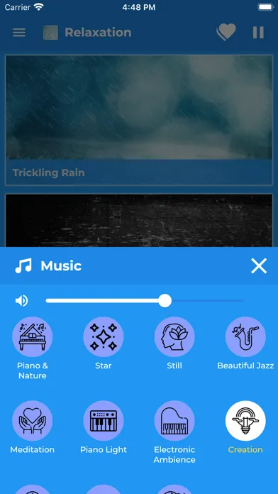 Relaxing Rain Sounds Pro Sleep Screenshots