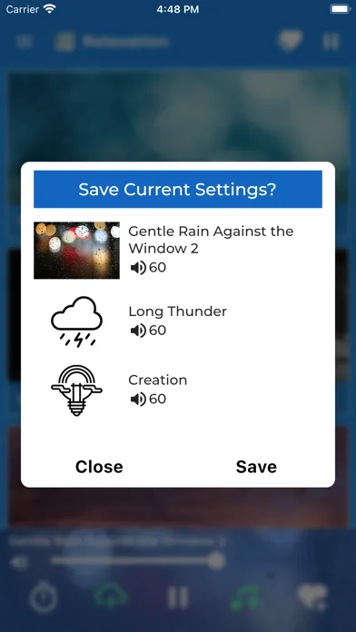 Relaxing Rain Sounds Pro Sleep Screenshots