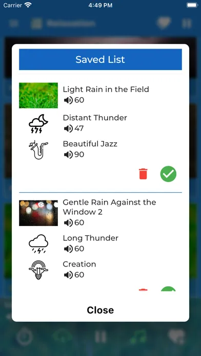Relaxing Rain Sounds Pro Sleep Screenshots