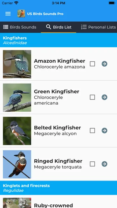 American Birds Sounds Pro Screenshots