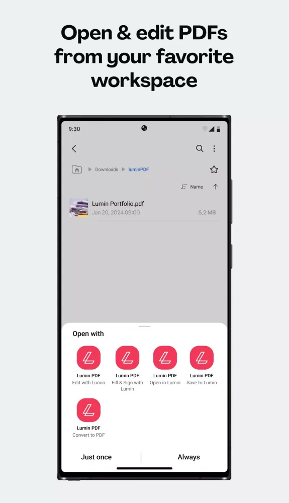 Lumin: View, Edit, Share PDF स्क्रीनशॉट