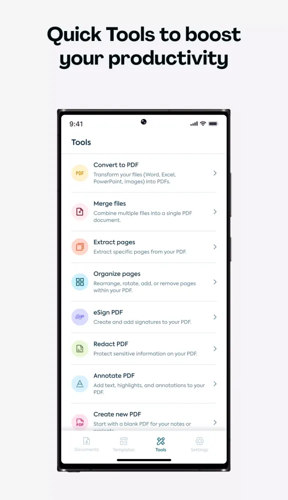 Lumin: View, Edit, Share PDF स्क्रीनशॉट