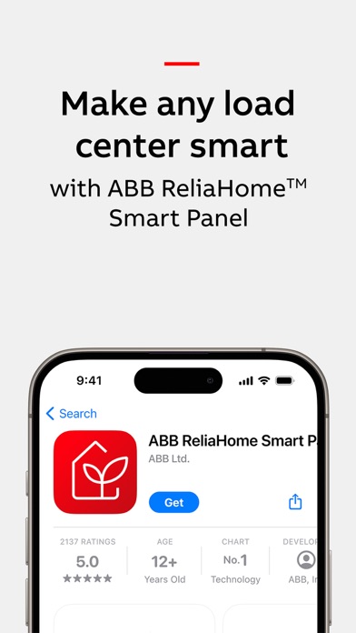 Capturas de tela do ReliaHome Smart Panel