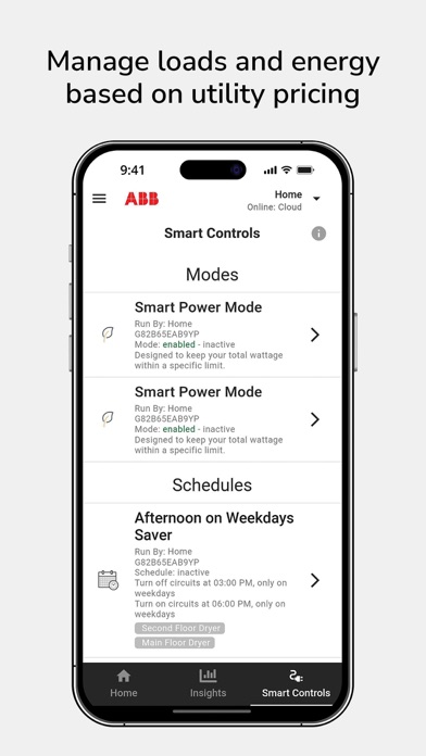 Capturas de tela do ReliaHome Smart Panel