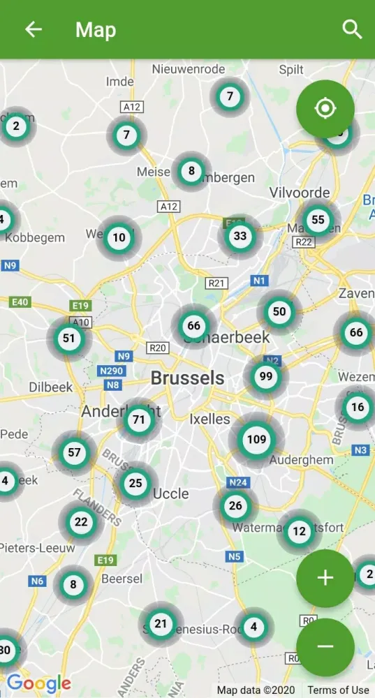 Luminus Public Charging Screenshots