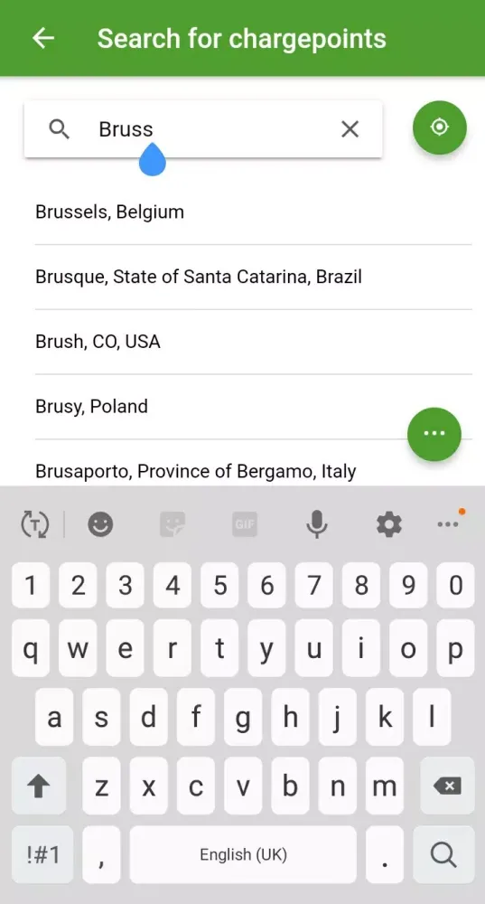 Luminus Public Charging Screenshots