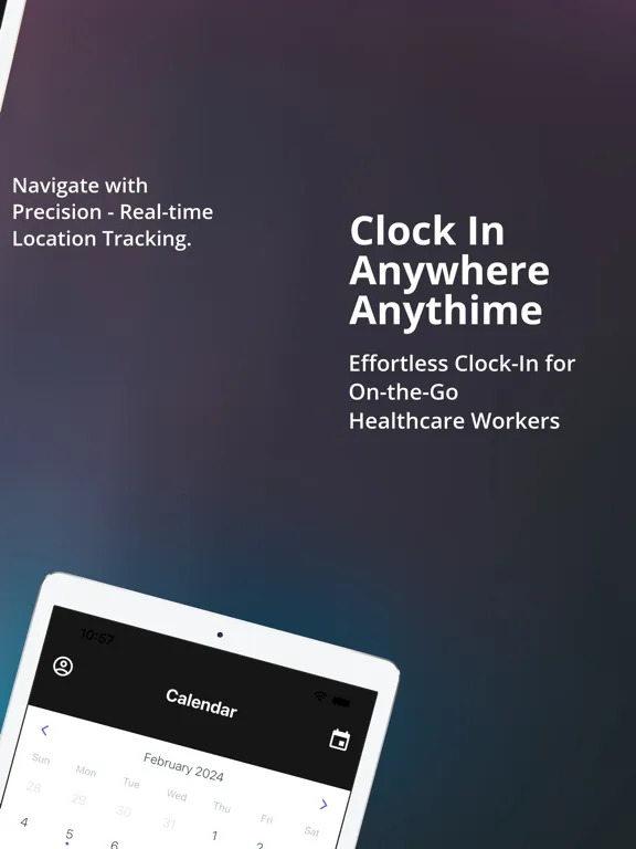 Lumix Health EVV iPad  Screenshots