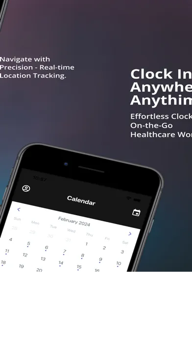 Lumix Health EVV Screenshots