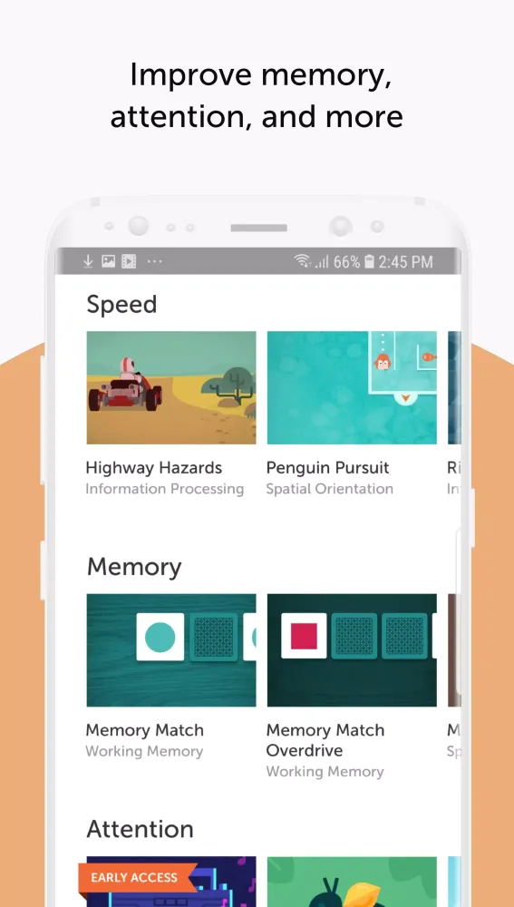 Capturas de pantalla de Lumosity