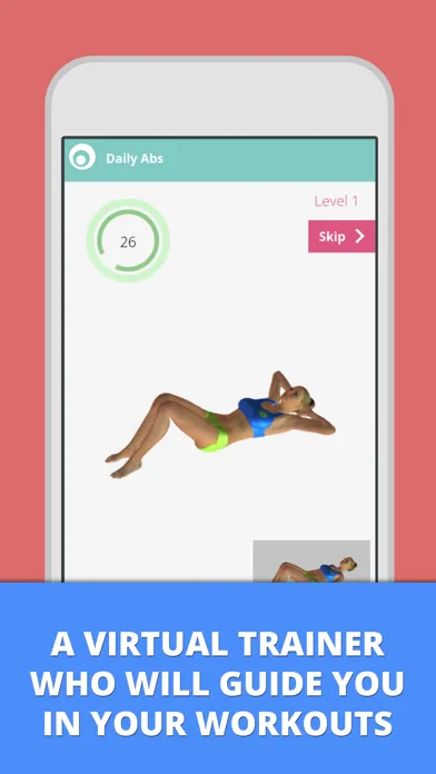 Daily ABS Fitness Workouts 스크린샷