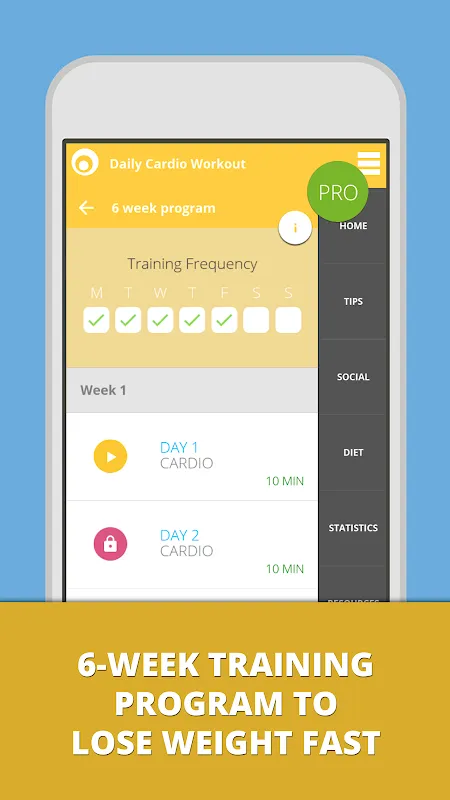 Daily Cardio Lumowell سکرین شاٹس