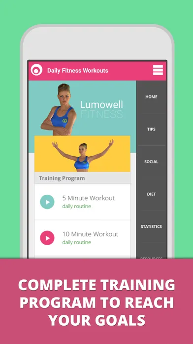 Daily Fitness Workouts应用截图