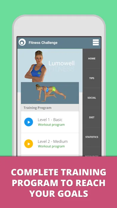 Captures d'écran de Fitness Challenge 30 Days