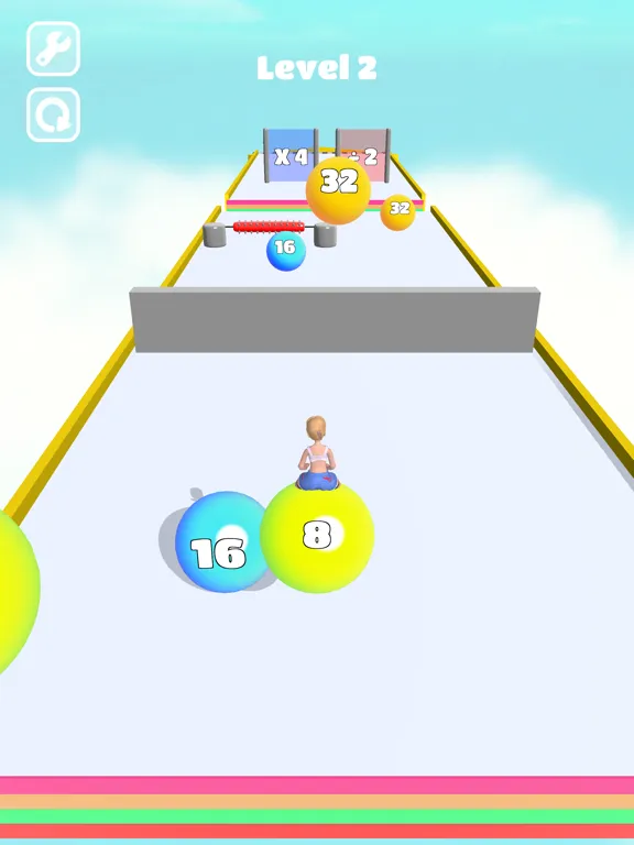 ภาพหน้าจอของ Bouncy Balls !! iPad 