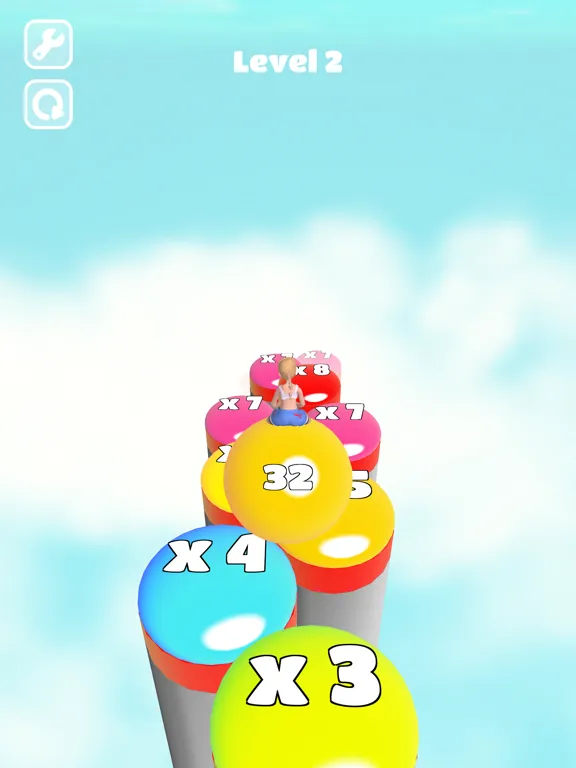 ภาพหน้าจอของ Bouncy Balls !! iPad 