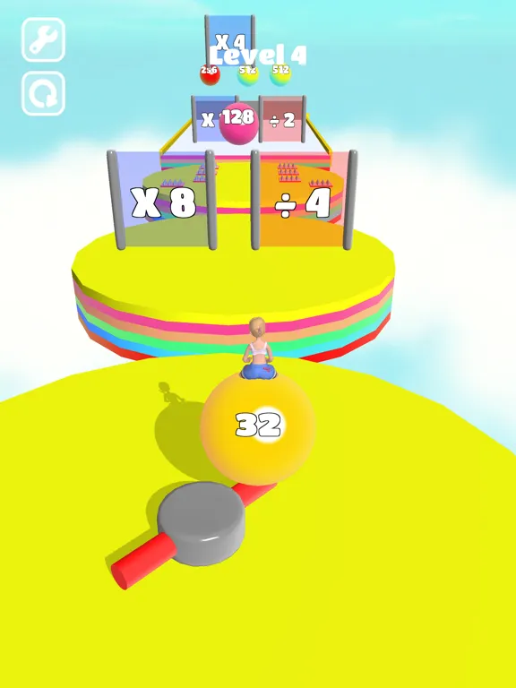 ภาพหน้าจอของ Bouncy Balls !! iPad 