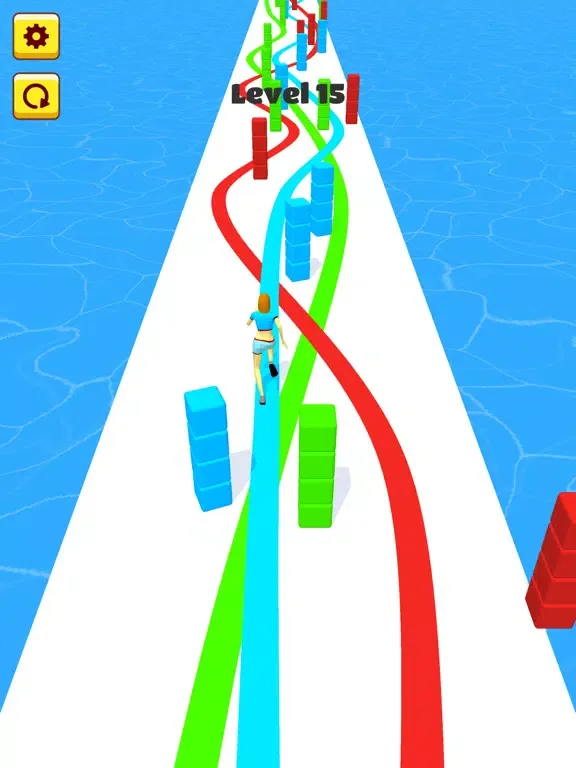 Follow the Line 3D iPad  Screenshots