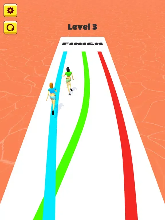 Follow the Line 3D iPad  Screenshots