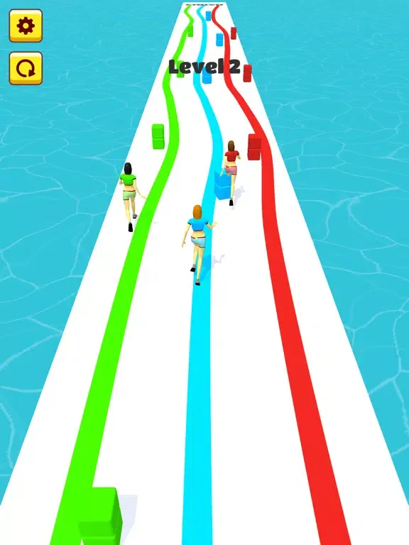 Follow the Line 3D iPad  Screenshots