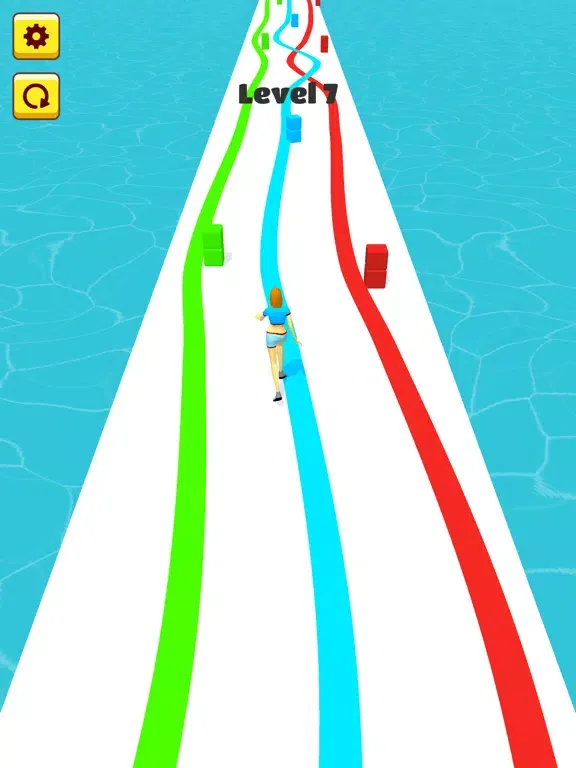 Follow the Line 3D iPad  Screenshots
