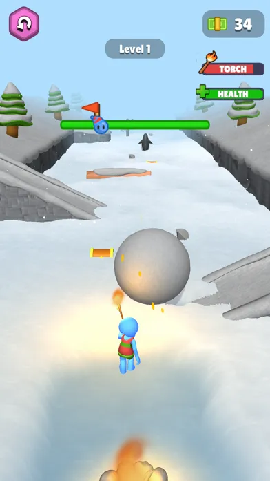 Ảnh chụp màn hình của Snow Road!