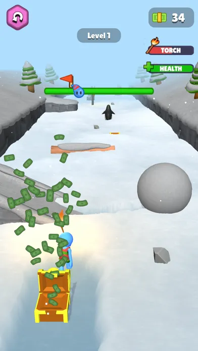 Ảnh chụp màn hình của Snow Road!