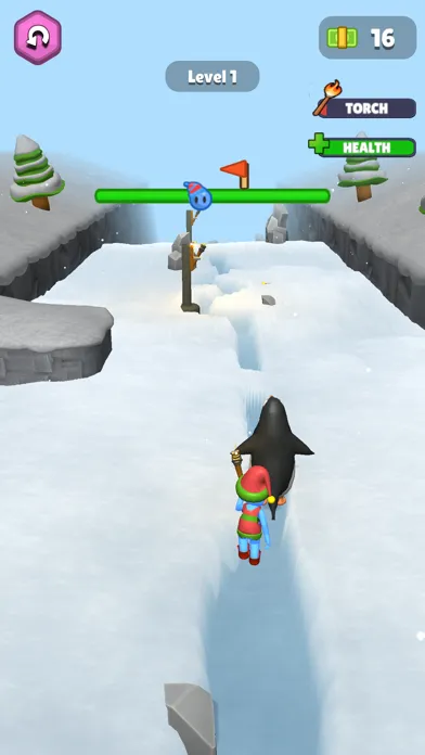 Ảnh chụp màn hình của Snow Road!