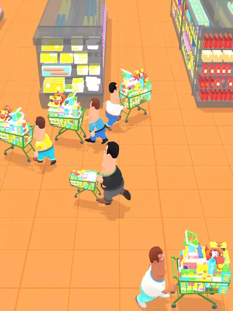 Tangkapan layar Crazy Supermarket iPad 