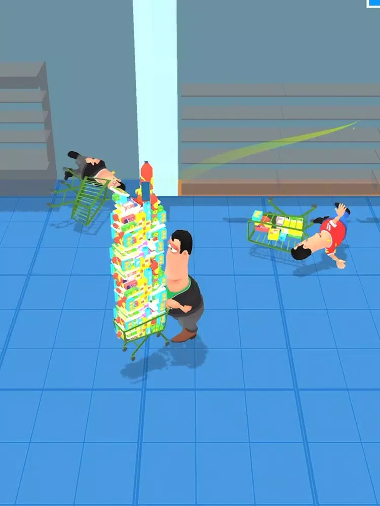 Tangkapan layar Crazy Supermarket iPad 