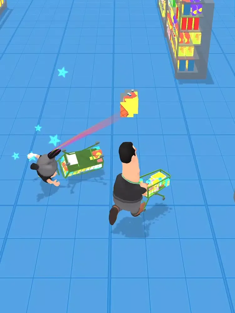 Tangkapan layar Crazy Supermarket iPad 