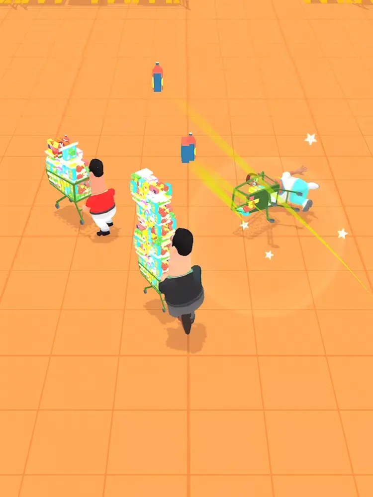 Tangkapan layar Crazy Supermarket iPad 