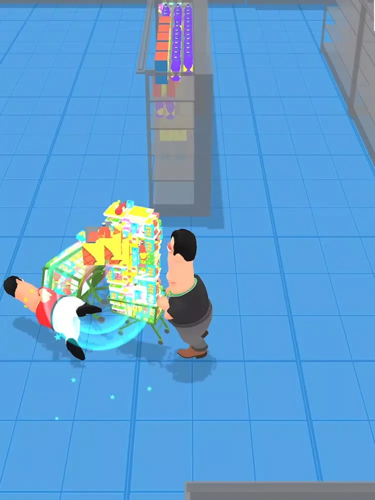 Tangkapan layar Crazy Supermarket iPad 