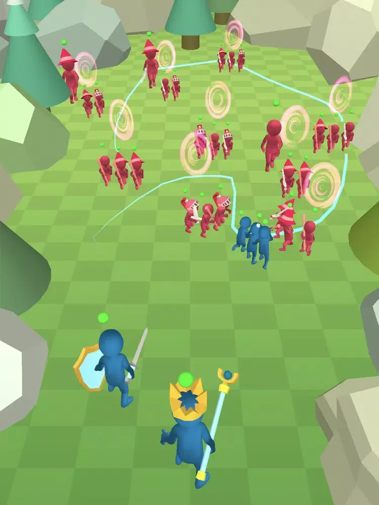 Tangkapan skrin Defend the King: Draw Army iPad 