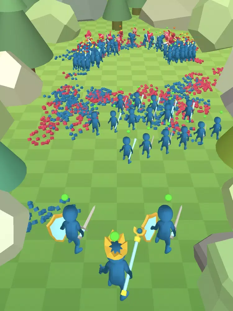 Tangkapan skrin Defend the King: Draw Army iPad 