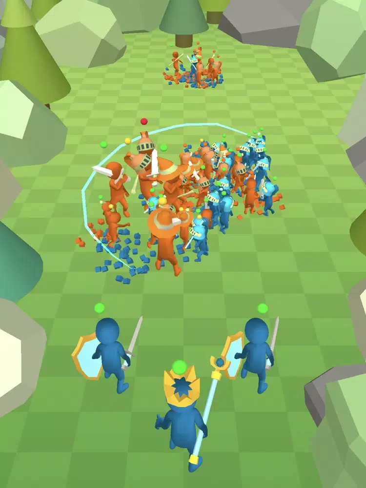 Tangkapan skrin Defend the King: Draw Army iPad 