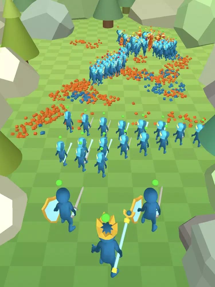 Tangkapan skrin Defend the King: Draw Army iPad 